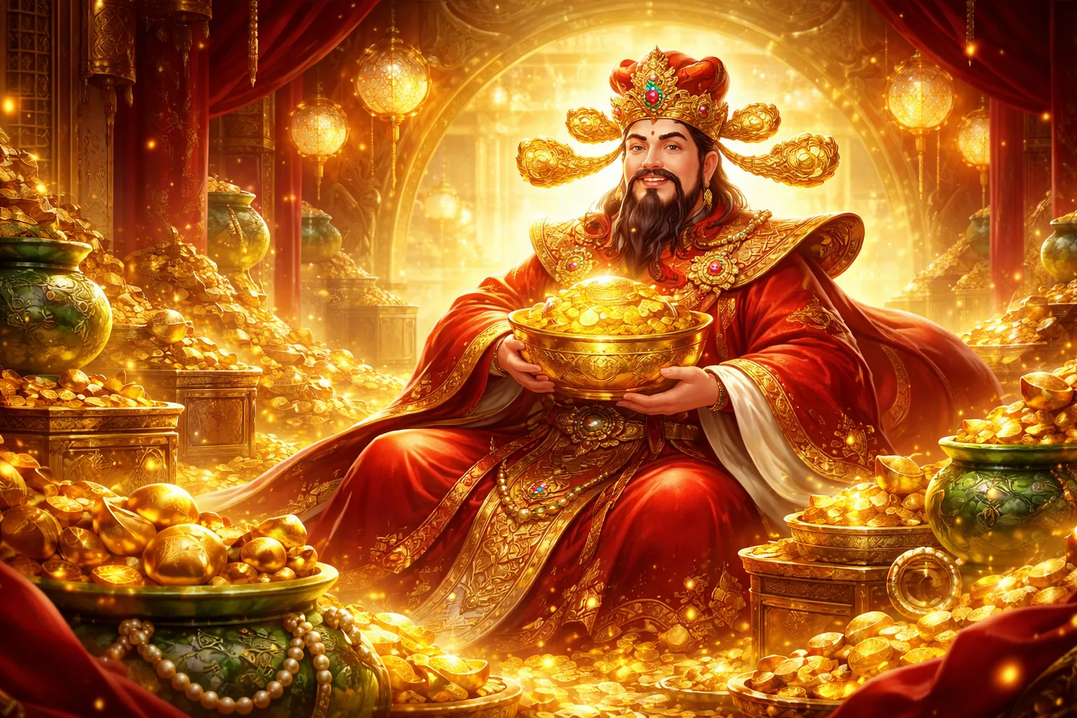 Người chơi f18678 ăn mừng chiến thắng trong không gian sang trọng